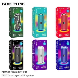 Колонка портативная Borofone, BR15,  Bluetooth, AUX, USB, SD, TF, цвет: синий