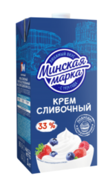 Сливки МИНСКАЯ МАРКА 33% сливочный крем 1000 г