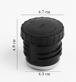 Пробка для термоса на 350, 500 мл, h-4.9 см, d-4.7 см   9299009