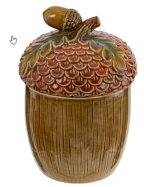 806350 Емкость для сыпучих продуктов "Жёлудь", 1000 мл, L16 W16 H22 см, 2в.