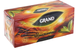 Чай GRAND черный в асс-те 25*2 г (24 шт/уп)