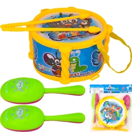 Набор музыкальных инструментов 3308-34 в пак.Предназначен для детей в качестве игрушки. Материал: пл