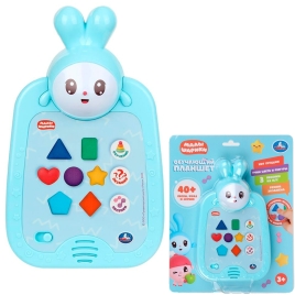 Игрушка на батарейках Обучающий планшет 40+ песен, фраз и звуков. Малышарики Умка HT1504-R. Предназн