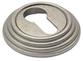 Накладка на цилиндр ADDEN BAU SC V001 (круглая)состаренное серебро
