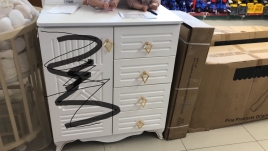 Комод Сканди белый