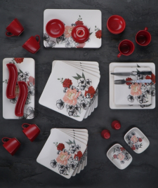 столовый сервиз фарфор 33 PCS FERAY PORCELAIN BREAKFAST SET