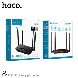 Стационарный Wi-Fi Роутер Hoco DQ02, 2х диапозонный