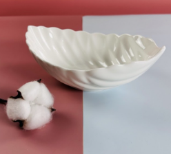 181-220 Салатник 20,5см BIANCO в под.уп.(х24)Фарфор