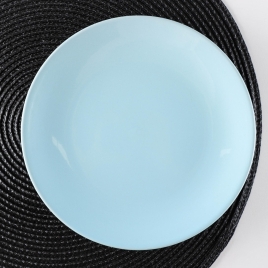 Тарелка десертная 19 см "Пастель", цвет голубой   5046397