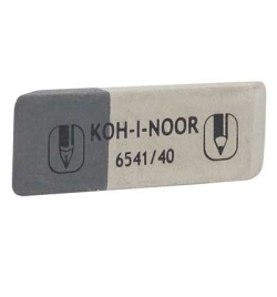 Ластик " Koh-i-Noor " Sunpearl бело-серый 60*20*8мм каучук