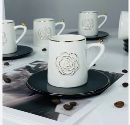 133-456 Кофейный набор 12пр. 95мл в под.уп.(х12)Фарфор