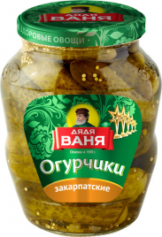 Огурцы ДЯДЯ ВАНЯ закарпатские 680 г