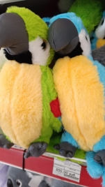 Мягкий попугай развноцветный 18013-30