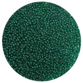 Бисер " Tukzar " 2мм*50гр зеленый тонированный, круглый, пакет