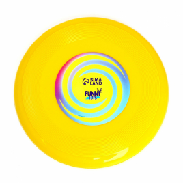 Летающая тарелка "Малая" 13 см, цвет желтый   7870305