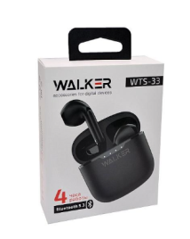 Наушники беспроводные WALKER WTS-33, BT V5.3 черный