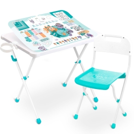 Стол+стул КА3/ММ Математика с монстриками /Ника/, Предназначен  для кормления, игр и обучения.Матери