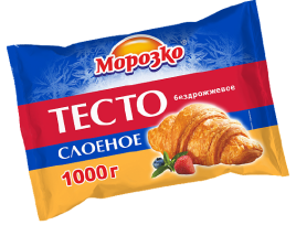 Тесто МОРОЗКО бездрожжевое 1000 г
