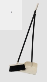 Щётка для пола c совком Malta, бежевый