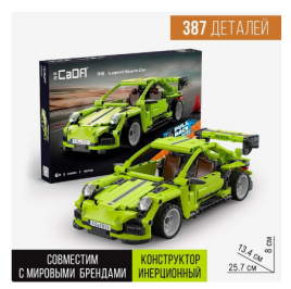 Конструктор инерционный "Спорткар", 387 деталей   9653227