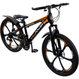 Велосипед двухколесный 24" WILLPOWER синий, 21 скорость FG23040113K-2