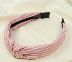Ободок для волос "Венди" 3 см, розово-белый   10530897