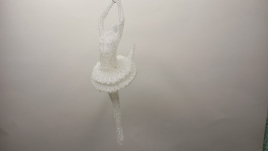 Елочная игрушка балерина блеск 91-10