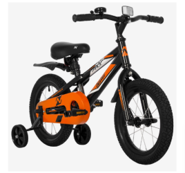 Велосипед 14" NOVATRACK JUSTER, чёрный 10323022