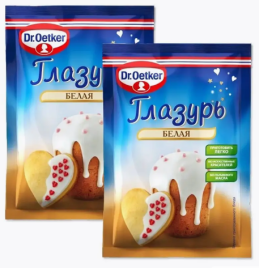 Глазурь DR OETKER в асс-те 90 г (25 шт/уп)