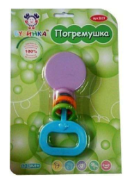 Погремушка Гантелька Бусинка (36) 8007БУС (36) (01.12.2034, 10702070/220125/5028553, КИТАЙ)