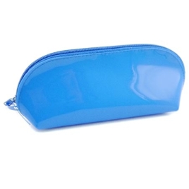 Пенал-косметичка " Я- Художник! " 1 отделение 92*220*32мм синий, на молнии, глянцевый ПВХ, пакет