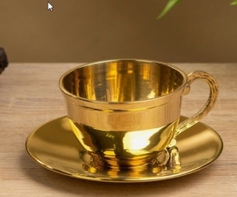 Чайная пара «Чайное золото», латунь