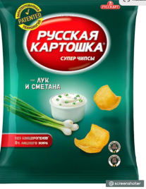 Чипсы РУССКАЯ КАРТОШКА в асс-те 200 г (6 шт/уп)