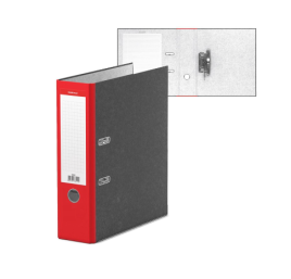 Пaпкa-регистратор А4 80мм мрамор ErichKrause "Original" красная 49450 4917353