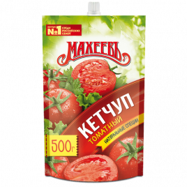 Кетчуп МАХЕЕВ томатный м/у 500 г (10 шт/уп)