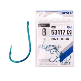 Крючок одинарный Owner Pint Hook Blue №8