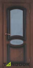 Полотно дверное МУЗА венге 200*70 стекло матовое  
