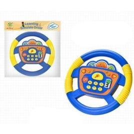 Руль муз. 2192E-50 розовый в пак.Предназначена для детей в качестве музкальной игрушки. Материал: пл