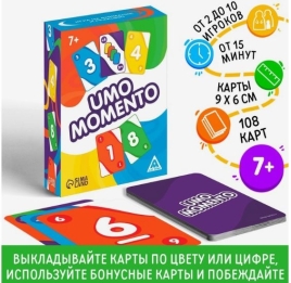 Игра "UMO MOMENTO", 108 карт, 7+ 5490021