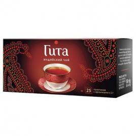 Чай ГИТА индийский 25*2 гр, (18 шт/уп)