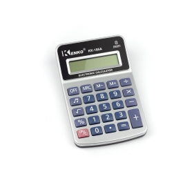 Калькулятор Alingar 8 разрядов, 117*75*10 мм, серый, "KK-185A"