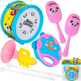 Набор музыкальных инструментов 0104B-TL в пак.Материал: полимеры, Комплектация: барабан - 1 шт, погр