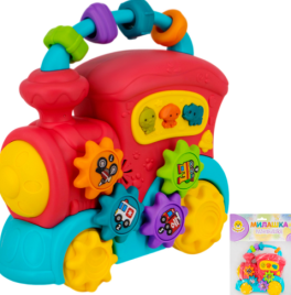 Развивающая игрушка Levatoys MK855-159D Паровозик в пак.