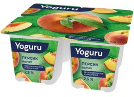 Йогурт YOGURU в асс-те 2,5% 125 г