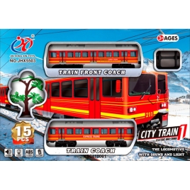 Железная дорога JHX5503 на батарейках в коробке.Предназначен для детей в качестве игрушки,Материал: 