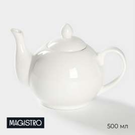 Чайник заварочный Magistro "Бланш" 500 мл 18x11,5x12 см, цвет белый 4177923