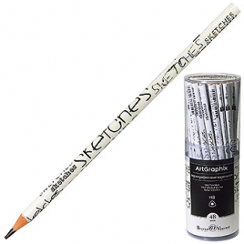 Карандаш ч/гр " Bruno Visconti " ArtGraphix Sketches HB, деревянный, заточенный