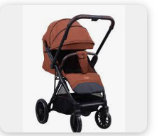 Коляска прогулочная Luxmom Delux H2 красный