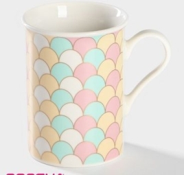 Кружка Доляна «Радужная», 300 мл, фарфор