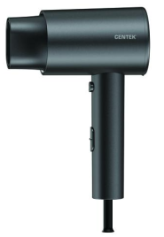 Фен Centek CT-2204 (серый) 2000Вт, 3 скорости, 2 режима, холод обдув, турмалиновая ионизация
